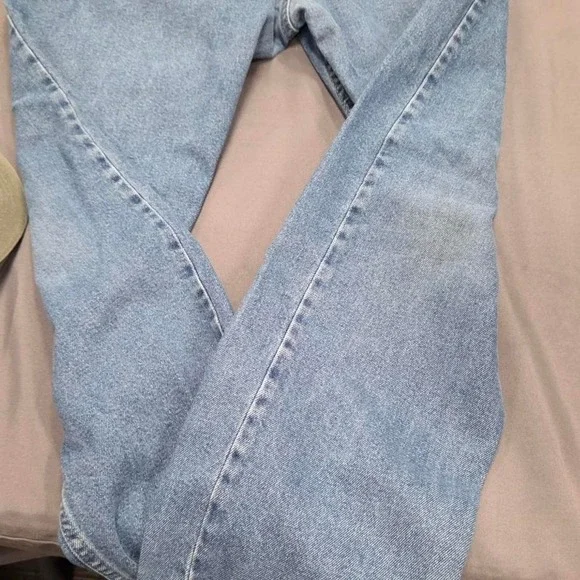 Wrangler Men's 32x30 Straight Leg Jeans Light Wash Cotton  1096FXVDB  Stretch - Picture 4 of 7